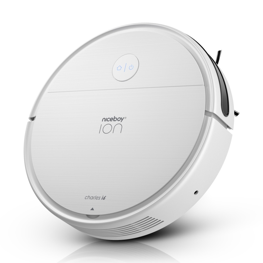 Niceboy ION Charles i6 - Розумний робот-пилосос 2в1 2600 mAh Wi-Fi білий