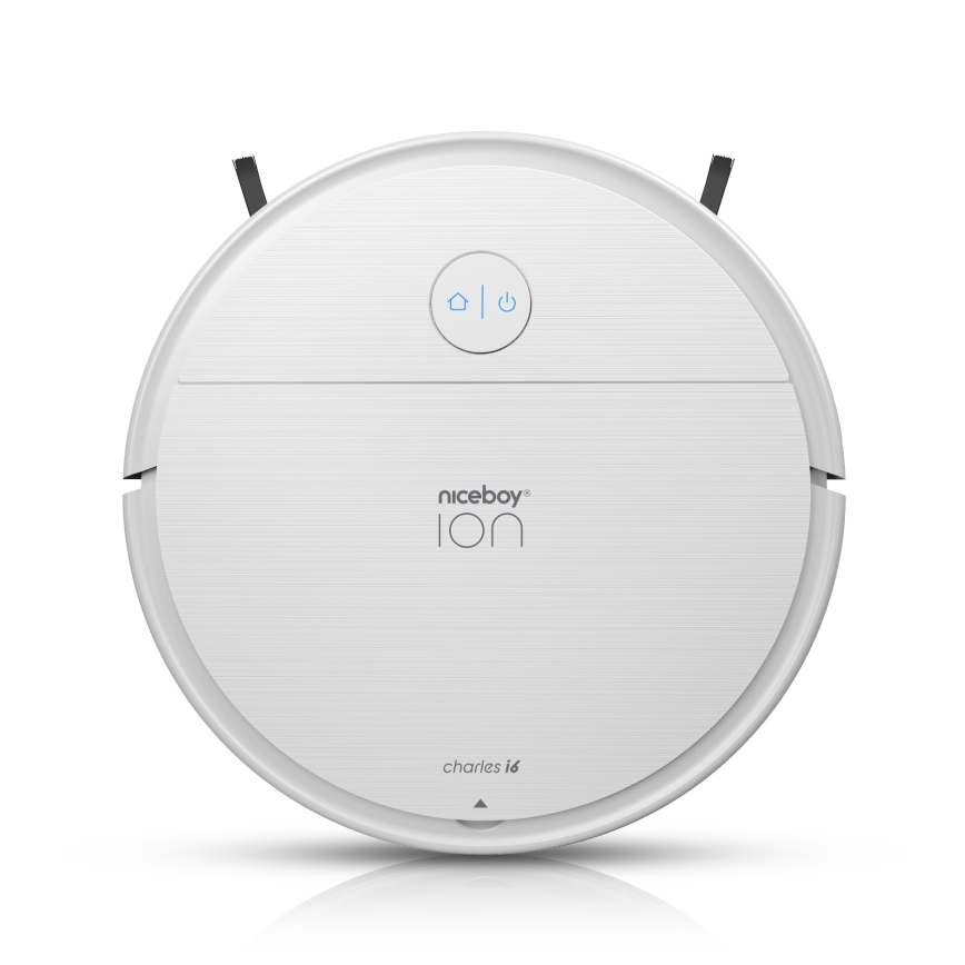 Niceboy ION Charles i6 - Розумний робот-пилосос 2в1 2600 mAh Wi-Fi білий