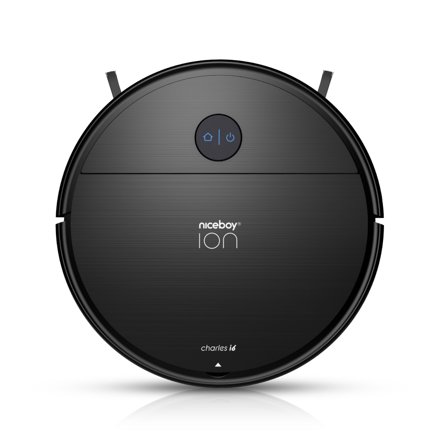 Niceboy ION Charles i6 - Розумний робот-пилосос 2в1 2600 mAh Wi-Fi чорний