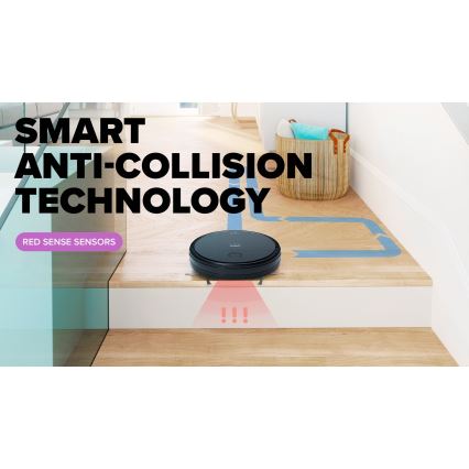 Niceboy ION Charles i6 - Умный робот-пылесос 2в1 2600 mAh Wi-Fi черный