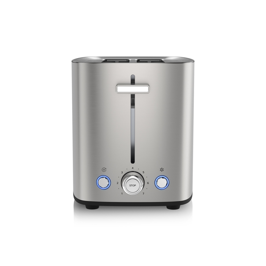 Niceboy ION Cruncher C4 - Тостер з двома отворами і обсмажувачем 850W/230V нержавіюча сталь