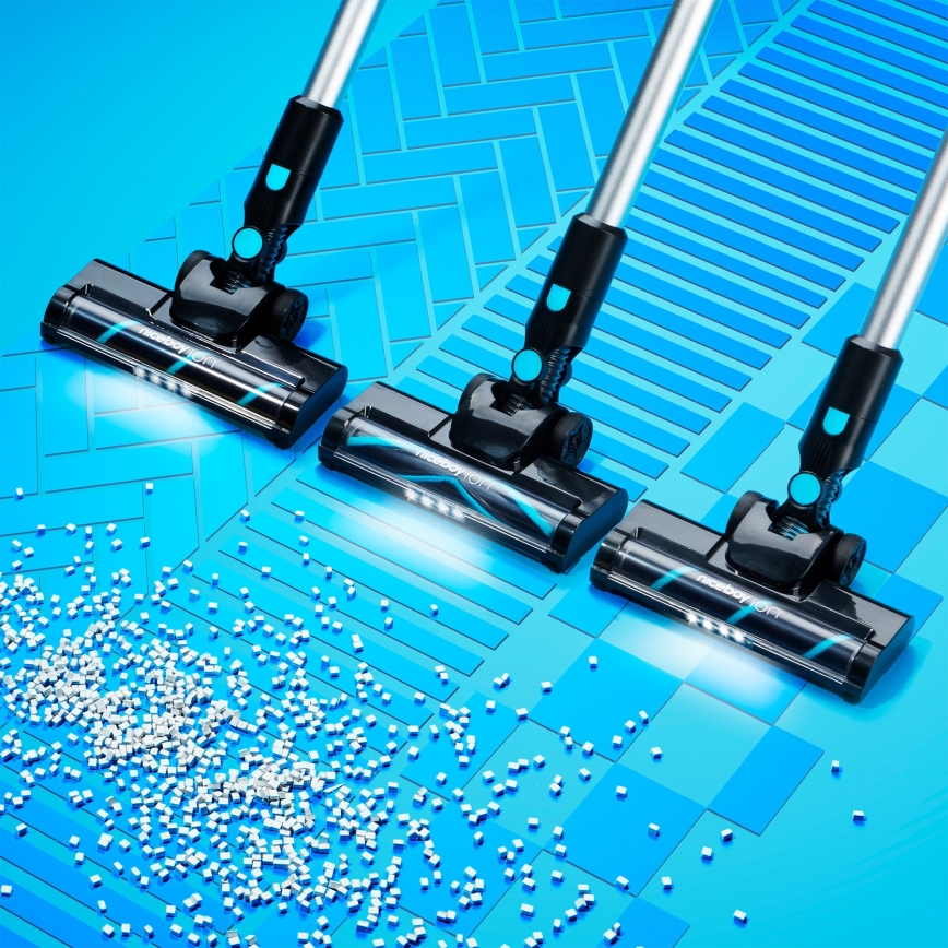 Niceboy ION Hurricane H5 Plus - Бездротовий пилосос-щітка 2 в 1 140 Вт/2200 мАг чорний