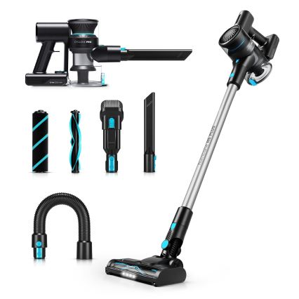 Niceboy ION Hurricane H5 Plus - Бездротовий пилосос-щітка 2 в 1 140 Вт/2200 мАг чорний