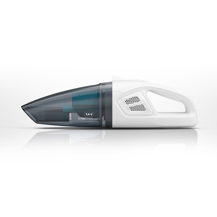Niceboy ION Hurricane R1 - Акумуляторний ручний пилосос 50W/2200 mAh білий/синій