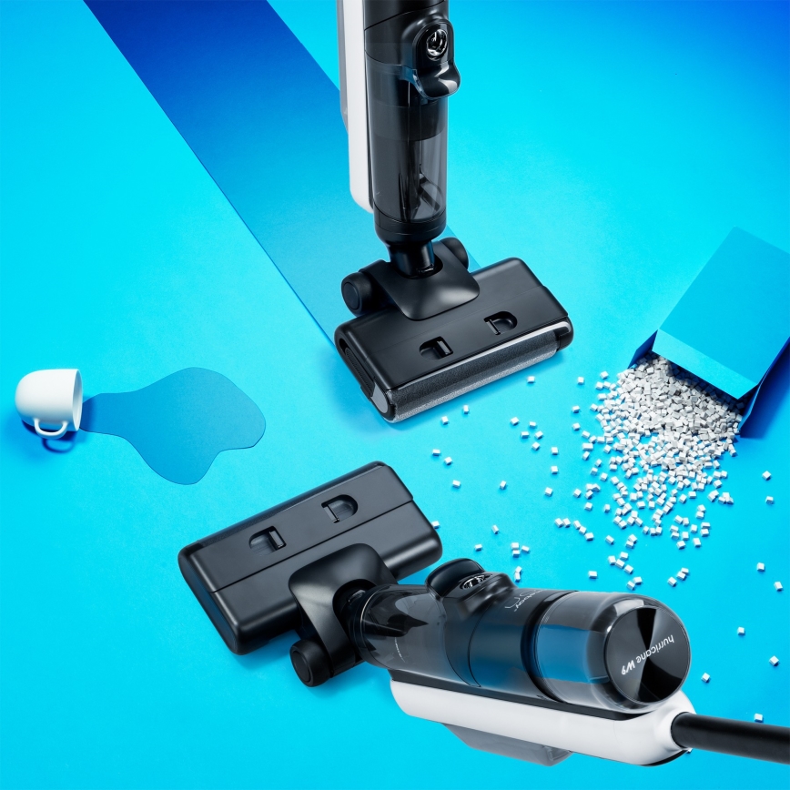 Niceboy ION Hurricane W9 - Бездротовий стрижневий пилосос 2в1 180W/2600 mAh чорний