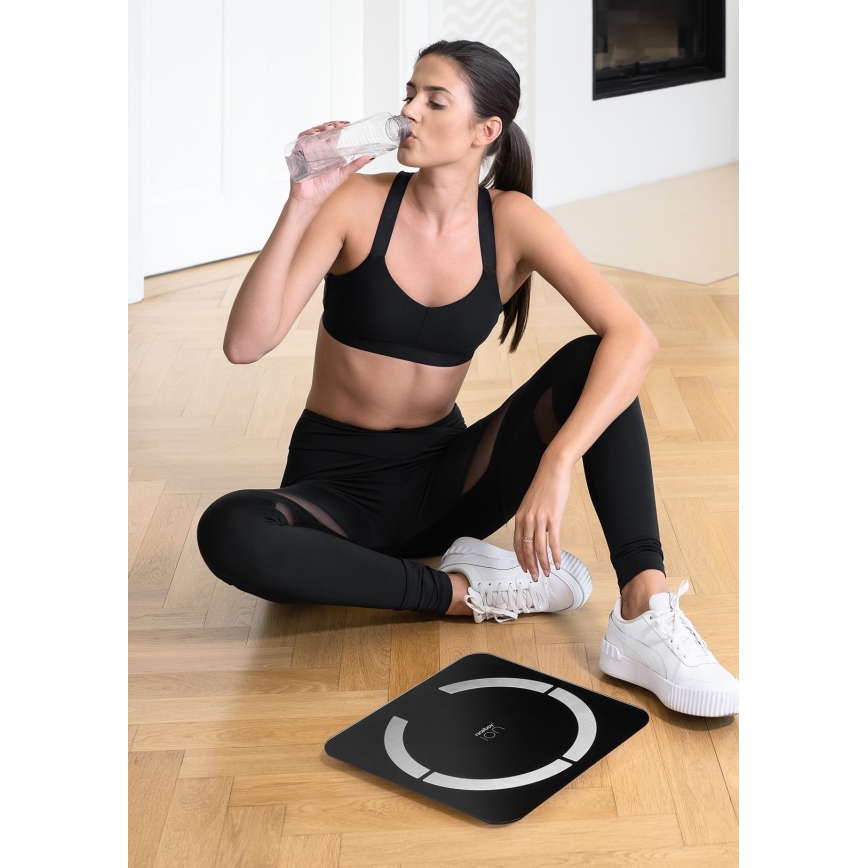 Niceboy ION SmartScale - Умные цифровые весы 3xAAA черный