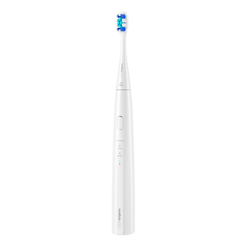 Niceboy ION Sonic Lite - Звукова зубна щітка 500 mAh IPX7 білий