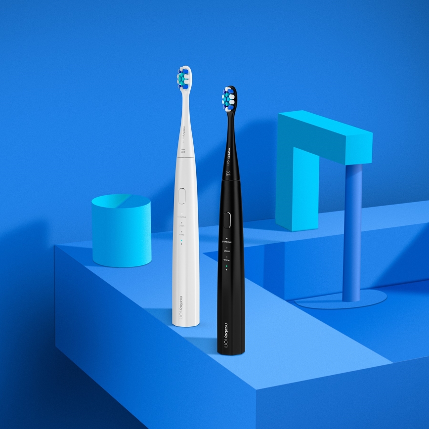 Niceboy ION Sonic Lite - Звуковая зубная щетка 500 mAh IPX7 черный