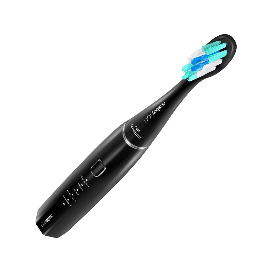 Niceboy ION Sonic - Звукова зубна щітка 800 mAh IPX7 чорний