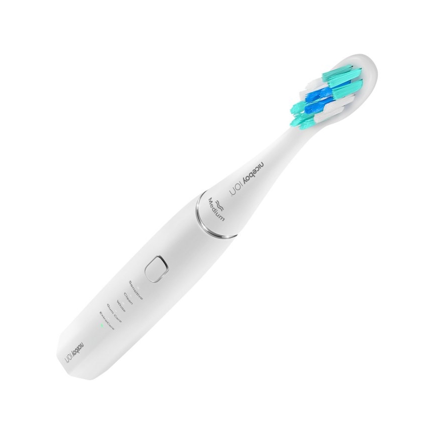 Niceboy ION Sonic - Звуковая зубная щетка 800 mAh IPX7 белый