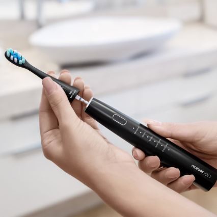 Niceboy ION Sonic - Звуковая зубная щетка 800 mAh IPX7 черный