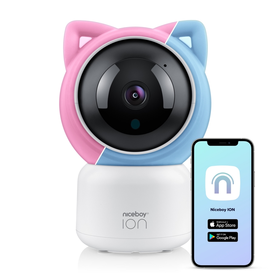 Niceboy ION Starlight SL3 - Розумна радіоняня Full HD 1080p 5V Wi-Fi
