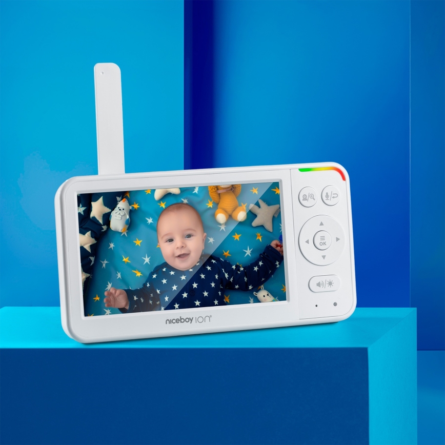 Niceboy ION Starlight SL5 - Няня з монітором Full HD 1080p 4000 mAh 5V