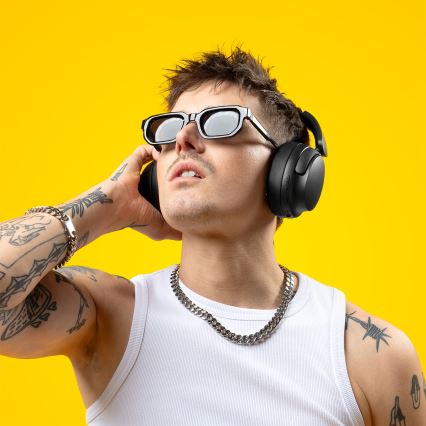 Niceboy Stellar - Беспроводные наушники с микрофоном и ANC 400 mAh IPX4 черный