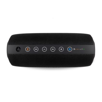 Niceboy Titan 4 - LED Безпровідний динамік з мікрофоном і функцією powerbanky 50W/4000 mAh IPX7 чорний