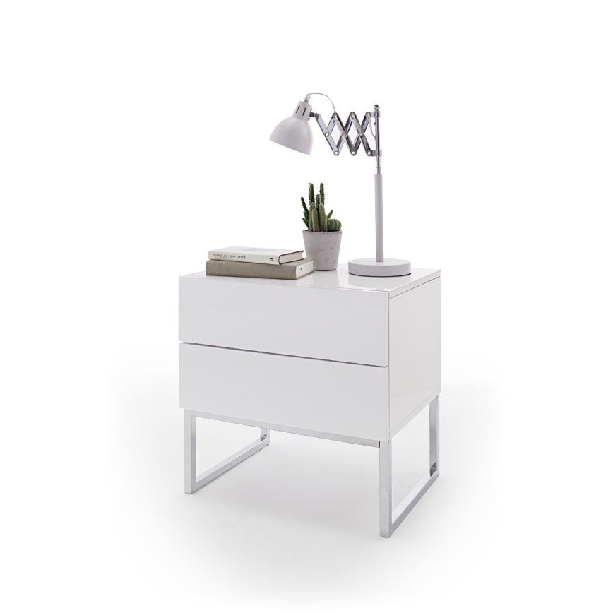 Нічна тумбочка ROCKY біла