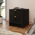 Нічна тумбочка TIRENO 40x35 cm чорна