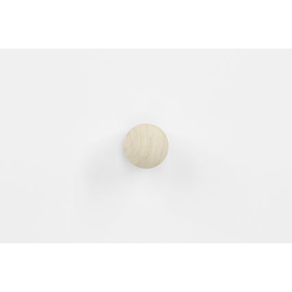 Нічний столик BUBO 58x69 см білий/світлий бук