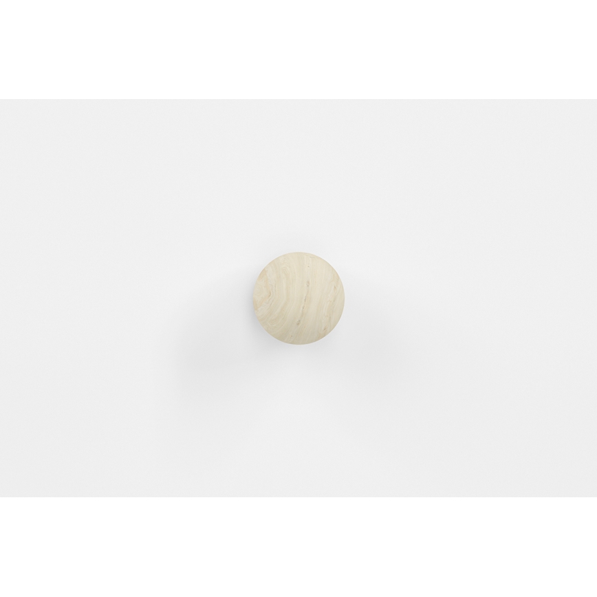 Нічний столик BUBO 58x69 см білий/світлий бук