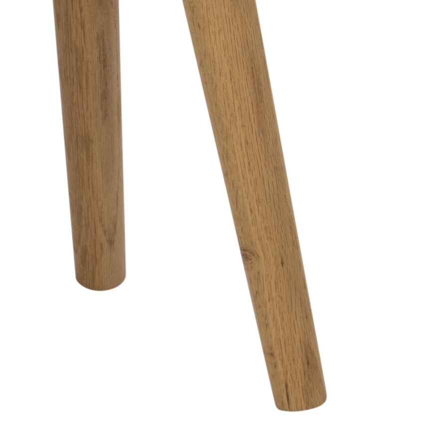 Нічний столик CARLY дуб/білий