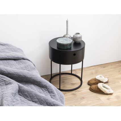 Нічний столик COLUM чорний