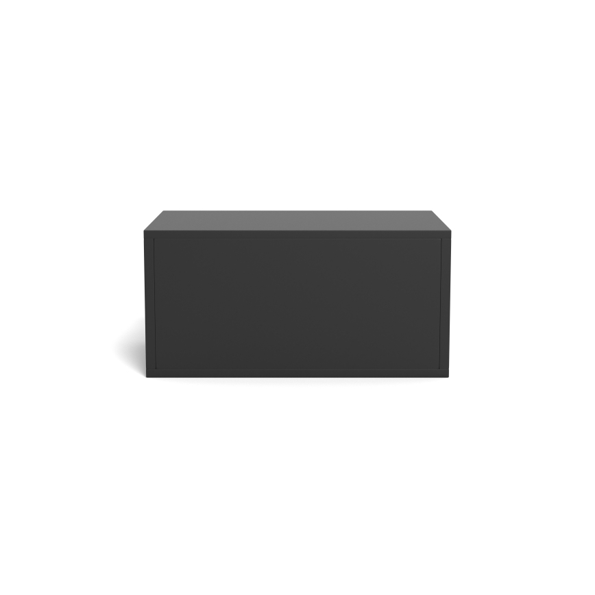 Нічний столик LIGNE 50x35 см чорний
