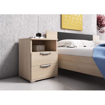 Нічний столик NED дуб Сонома