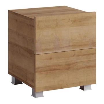 Нічний столик PAVO 45x40 см золотий дуб