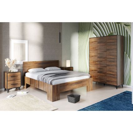 Нічний столик TERRA 68x47,5 см, горіх шірін