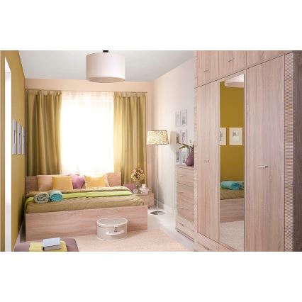 Нічний столик THEMO 29x63 см дуб сонома