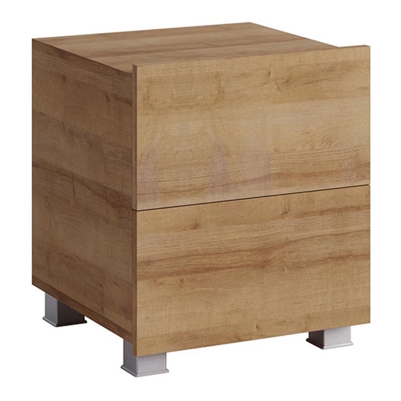 Нічний столик PAVO 45x40 см золотий дуб