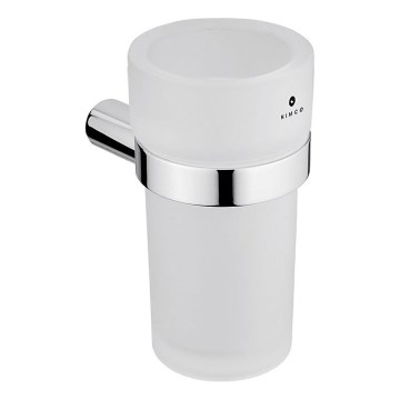 NIMCO BR 11058W-26 - Настінний тримач для зубних щіток BORMO матове скло/глянцевий хром
