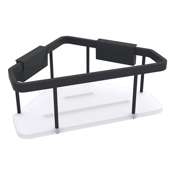 NIMCO Ki-14003-B-90 - Настінна полиця для душу KIBO матовий чорний/білий