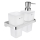NIMCO MA 2905831H-26 - Настенный дозатор мыла и toothbrush stand MAYA 290 мм матовая стекло/блестящий хром