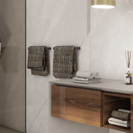 NIMCO MAC 29035-90 - Держатель для полотенец MAYA 36 см матовый черный