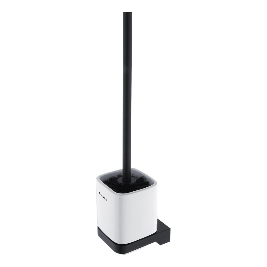 NIMCO MAC 29094KN-90 - Настенный ершик для унитаза MAYA белый/матовый черный