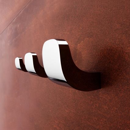 NIMCO NK набор-31K-26 - Настенный-mounted soap dispenser, toothbrush stand и настенная hook NIKAU 320 мм белая/блестящий хром
