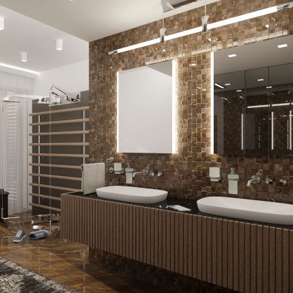 NIMCO ZP 11002 - LED дзеркало для ванної з підсвіткою LED/24W/230V 6500K 80x60 cm IP44