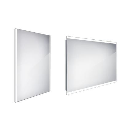 NIMCO ZP 11002 - Зеркало для ванной комнаты со светодиодной подсветкой LED/24W/230V 6500K 80x60 см IP44