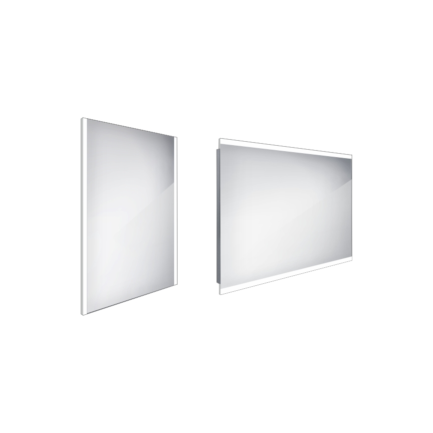 NIMCO ZP 11002 - Зеркало для ванной комнаты со светодиодной подсветкой LED/24W/230V 6500K 80x60 см IP44