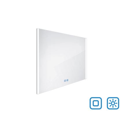 NIMCO ZP 11003V - Зеркало для ванной комнаты со светодиодной подсветкой и регулированием яркости LED/21W/230V 3000-6500K 70x80 см IP44