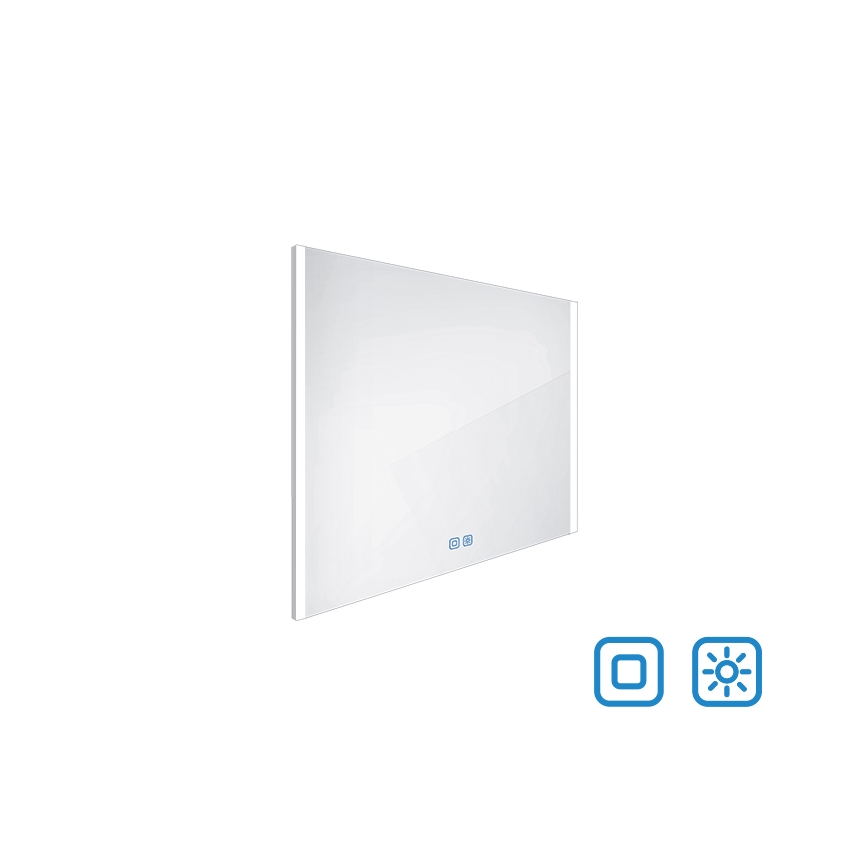 NIMCO ZP 11003V - Зеркало для ванной комнаты со светодиодной подсветкой и регулированием яркости LED/21W/230V 3000-6500K 70x80 см IP44
