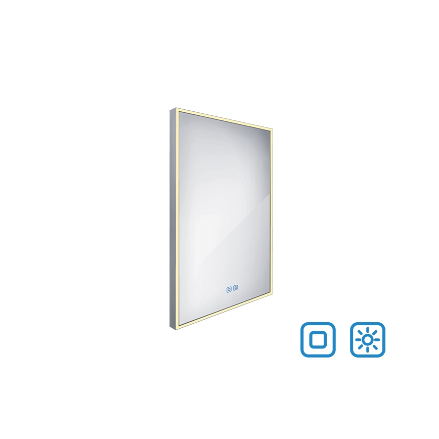 NIMCO ZP 13001VX - Зеркало для ванной комнаты со светодиодной подсветкой и регулированием яркости LED/35W/230V 3000-6500K 70x50 см IP44