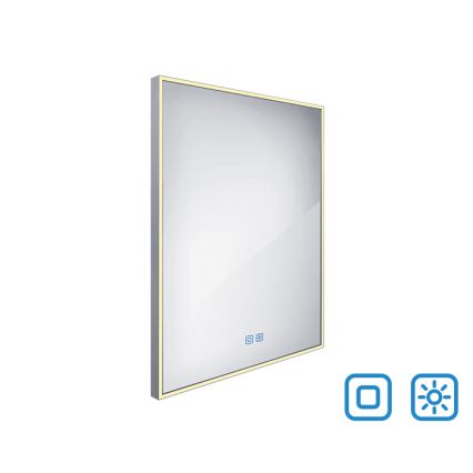 NIMCO ZP 13002VX - Дзеркало для ванної з LED підсвіткою та регулюванням яскравості LED/41W/230V 3000-6500K 80x60 см IP44