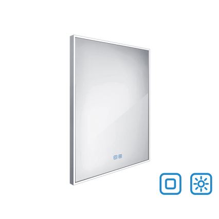 NIMCO ZP 13002VX - диммируемое LED-зеркало для ванной с подсветкой LED/41W/230V 3000-6500K 80x60 см IP44