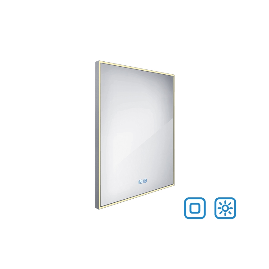 NIMCO ZP 13002VX - Зеркало для ванной комнаты со светодиодной подсветкой и регулированием яркости LED/41W/230V 3000-6500K 80x60 см IP44
