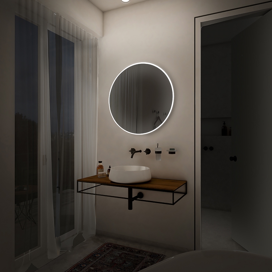 NIMCO ZP 26000R - LED дзеркало з підсвіткою для ванної кімнати LED/26Вт/230В 6500K діаметр 60 см IP44