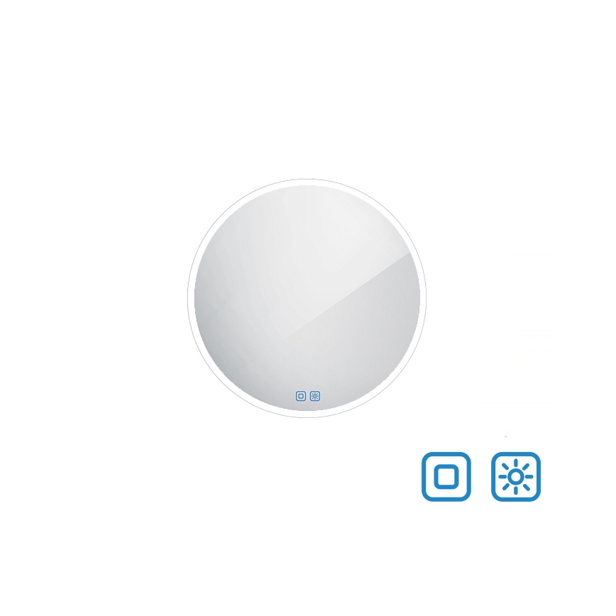 NIMCO ZP 26000RVX - LED дзеркало для ванної з підсвічуванням та регульованою яскравістю LED/26W/230V 3000-6500K діам. 60 см IP44