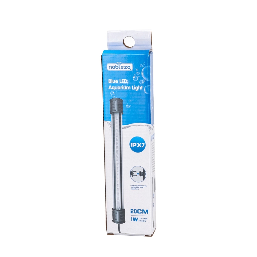 Nobleza - LED Освітлення акваріума LED/1W/230V IPX7 20 см