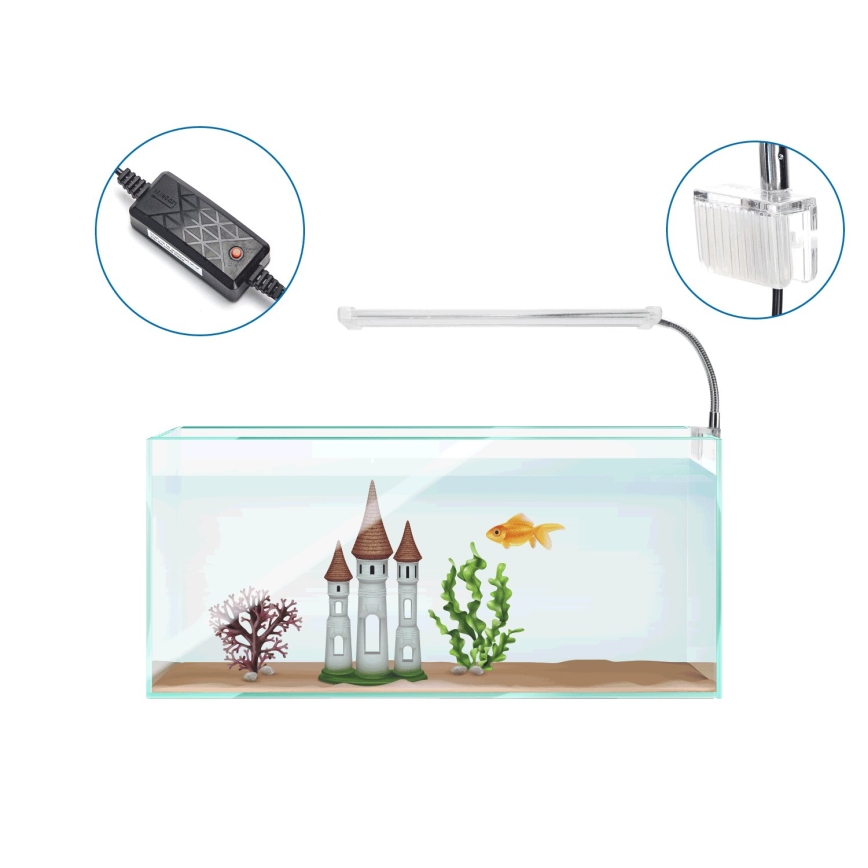 Nobleza - LED Освітлення акваріума LED/6W/230V IPX7 23 см